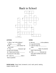 If you are looking for a quick, free, easy online crossword, you've come to the right place! Back To School Crossword Puzzle Have Fun Teaching