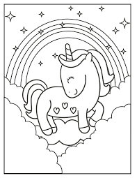 Kleurplaat Regenboog Unicorn Tekening Kleurplaat Unicorn Regenboog Unicorn Coloring Pages For Girls Maisha Faux