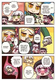 Mordred Santa Lily And The Knights Of The Round Table By Taguttari Fate Anime Series High School Life Fate Stay Night