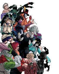 This guy's whole style's gonna spread like a plague. League Of Villains Weekly Shonen Jump 2016 No 09 Who S Your Favorite Mine Would Be Shigaraki Bokunoheroacademia