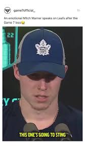 Mitch Marner left it all out there 🙏🏾 If you see this, follow  @game7official_ for more Game 7 content ‼️ ##Game7##GameSeven#Reels #fyp  #nhl