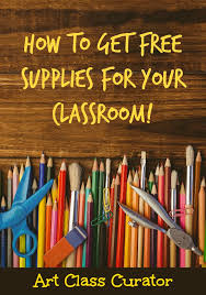 From handmade jewelry and crafts, to vintage clothing and supplies you'll find what your creative soul craves on artfire. How To Get Free Classroom Art Supplies Art Class Curator