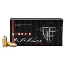 fiocchi 9x18 makarov 95gr fmj