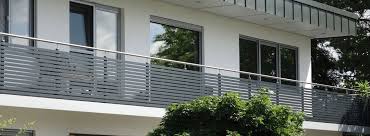 Referenz Runkel Balkon Alu V2a Balkon Fassade Haus