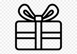Pikpng encourages users to upload free artworks without copyright. Christmas Gift Box Icon Clipart Black White Present Free Transparent Png Clipart Images Download
