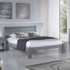 Cette tête de lit fait partie de notre collection de chambre à coucher bois cérusé. Cadre Tete De Lit 160 200cm Bois Massif Gris Gabriel Univers Chambre