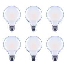 Bedroom vanity lights,makeup vanity lights mirror,three light vanity fixture,vanity light fixtures brushed nickel,vanity light fixtures clearance. 60 Watt Equivalent G25 Globe Vanity Frosted Glass Vintage Edison Filament Dimmable Led Light Bulb Soft White 6 Pack Fg 03180 The Home Depot