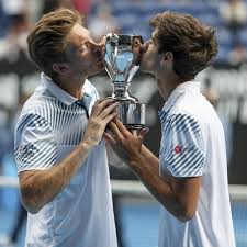 If you remember well, in 2016 in rio, we didn't play that. Herbert And Mahut Complete Career Grand Slam Australian Open