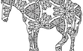 What do you know about geometric? 30 Free Printable Geometric Animal Coloring Pages Horse Cute766