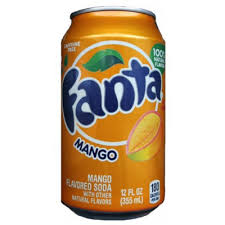 fanta mango soda american food