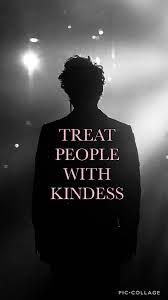 Aesthetic Lockscreen Aesthetic Harry Styles Black And White Treat People With Kindness Harrystylesaesthetic Treat People With Kindness Harry Styles Quotes Harry Styles Harry Styles Wallpaper