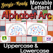Free english uppercase and lowercase interactive alphabet arc to help students learn letter names, order, and shape. Digital Alphabet Arc Uppercase Lowercase Tpt
