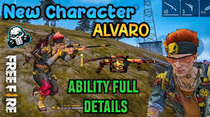 Logic gamer garena free fire free fire india ka battel royal free fire india official like , share & subscribe my channel #logicgamer #characterability #freefire #freefireindia #freefirevideo. Garena Freefire New Character Alvaro Full Ability Details In Hindi Alvaro Topup Event Youtube