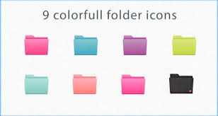 9 Color Full Folder Icons For Free Download Folder Icon Icon Folders
