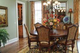 Any furniture with a curved or serpentine silhouette, wingback frame or pedestal bases are features to look for when seeking elegance in a traditional living room or home space. Centerpieces Traditional Dining Photos Houzz