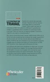 Check spelling or type a new query. Le Contrat De Travail Cdi Cdd Periode D Essai Salaire Duree Du Travail Conges Maladie Rupture Collectif Le Particulier Grand Format Dalloz Librairie Paris