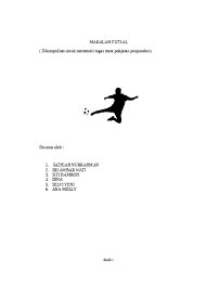 Contoh Proposal Turnamen Futsal Indonesia