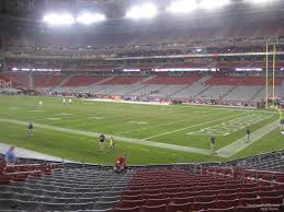 state farm stadium section 124 arizona cardinals