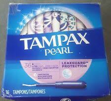 Tampax Pearl Plastic Light Absorbency Unscented Tampons 36 Count For Sale Online Ebay