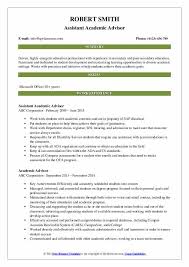 The purpose of the scholarship is to support students undertaking a sequence of study in western civilisation either through the bachelor of advanced humanities (honours) program or the dual bachelor of humanities/bachelor of. Academic Advisor Resume Samples Qwikresume