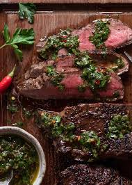 Place tenderloin directly on the cooking grate and sear for 2 minutes on each side over direct high heat. Skirt Steak With Chimichurri Sauce Recipetin Eats