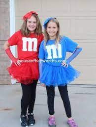 Easy Diy Matching M M Costumes House Of Hepworths Tween Halloween Costumes Sister Halloween Costumes M M Costume