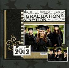 Graduation School Scrapbook Layouts Graduation Scrapbook School Scrapbook