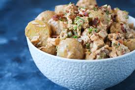 Buffalo Chicken Bacon Ranch Potato Salad Paleomg