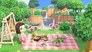 351 Likes 7 Comments Y U E Mayor Yue On Instagram Picnic Area Updated Mayoryue Acnh Animalc Picnic Area Picnic Decorations Animal Crossing