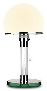 The bauhaus table lamp embodies the essential idea that form follows function, as espoused by the influential bauhaus school. Iconic Wagenfeld Bauhaus Lamp By Tecnolumen Bauhaus Movement