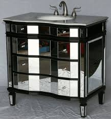 Free shipping and easy returns on most items, even big ones! 36 Inch Bathroom Vanity Mirrored Art Deco Design With Black Trims 36 Wx21 Dx36 Hs2274bc