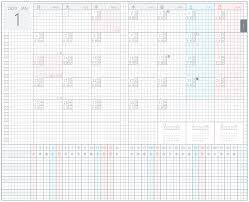 2020 Jibun Techo Lite Mini Calendar Gantt Chart Bujo