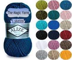 Alize Superlana Maxi Super Bulky Yarn Very Bulky Yarn Chunky Yarn Wool Yarn Wool Knitting Yarn Winkter Yar Wool Yarn Knitting Spring Yarn Super Bulky Yarn