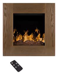 Redefine one or many of your favorite spaces with a gorgeous electric fireplace. Buy Northwest Electric Led Fireplace Wall Mounted With 13 Backlight Colors 10 Flame Colors Timer And Remote Control No Heat 24 Inch By Rustic Wood Online In Kuwait B07bglz6c7