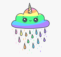 The coloring page is printable and can be used in the classroom or at home. Cloud Rainbow Unicorn Rain Horn Color Cute Eye Cute Kawaii Unicorn Coloring Pages Hd Png Download Transparent Png Image Pngitem