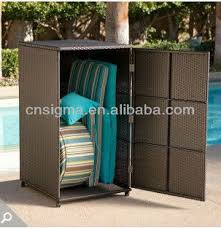 A sturdy outdoor storage box keeps items safe outside in any weather and is a great way to hide anything including patio cushions, garden tools and toys. 2014 All Weather Wicker Vertical Outdoor Furniture Wicker Deck Box Storage Cabinet Storage Cabinet Box Storagecabinet Storage Aliexpress