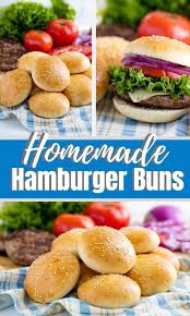 Homemade Hamburger Buns Video Recipe Video In 2020 Homemade Hamburger Buns Homemade Hamburgers Homemade Buns