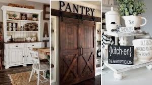 Finish decorating your kitchen with a rustic clock, coasters, canister sets, and cookie jars. Diy Rustic Farmhouse Style Kitchen Decor Ideas Home Decor Interior Design Flamingo Mango Youtube