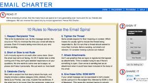 The Email Charter An Idea Worth Spreading Virtual Teams