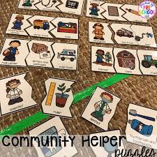 community helpers activities and centers for preschool and