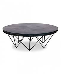 Coffee table, glass, slate and metal has a lower shelf as well approx dimensions: Round Slate Coffee Table Ideas On Foter