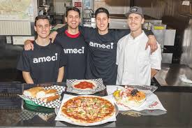 Pizzas, pastas, subs and more! About Us Ameci Pizza Kitchen
