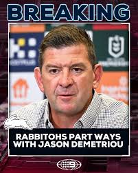 Demetriou's time with the Bunnies has come to an end. #9WWOS #NRL