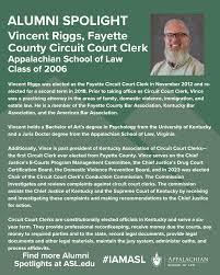 Vincent Riggs - Alumni Spotlight - Appalachian School of Law