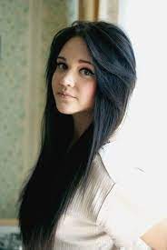 Blue Black Hair Tumblr Brown Eyes Black Hair Straight Black Hair Long Black Hair