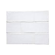It is classic, clean and inexpensive! 3 X 8 Subway Tile Snow White Handmade By Black Rock Studio