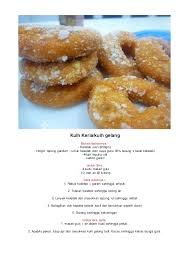 Mak nak kongsi resepi kuih keria keledek untuk anda semua. Kuih Keria Ubi Catet K Cute766