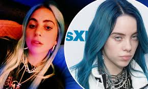 Mason casey band performs blue hair women @ the house of blues anaheim, ca. Lady Gaga Appears To Channel Billie Eilish In Blue Hair And Bling As She Unwinds Daily Mail Online