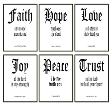 See more ideas about quotes, faith hope love, hope love. Bible Verses Faith Hope Love Quotes Wall Canvas Print Modern Design For Living Room Decoration Bedroom Decor Christmas Murals Without Frames Wish