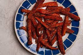 Sumac Sweet Potato Fries Recipe Sizzling Recipe Sweet Potato Fries Salad With Sweet Potato